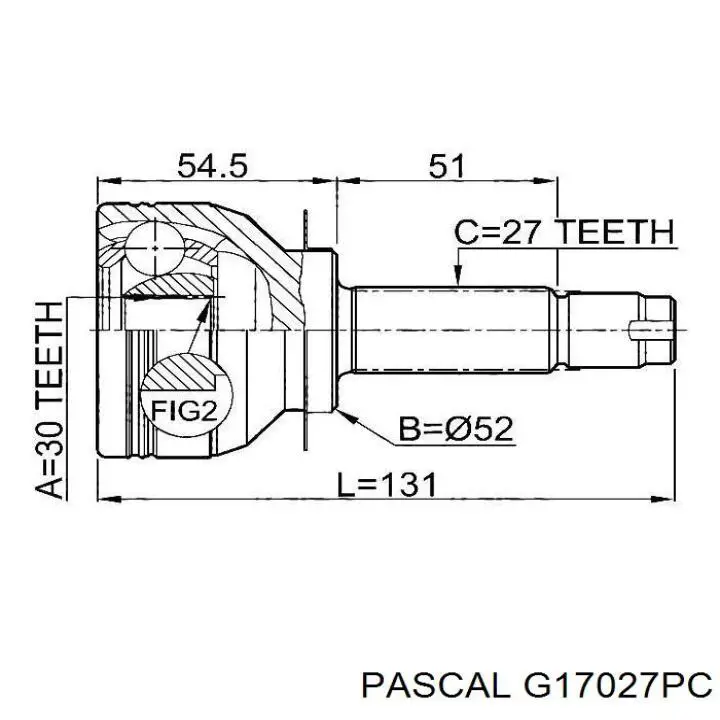 ШРУС наружный Magneti Marelli TOJ0264