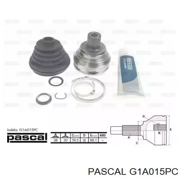 G1A015PC Pascal шрус наружный передний