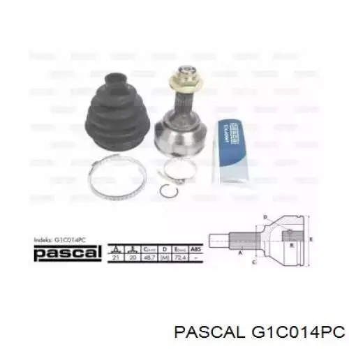 Граната колесная Pascal G1C014PC цена, от 23.98 USD