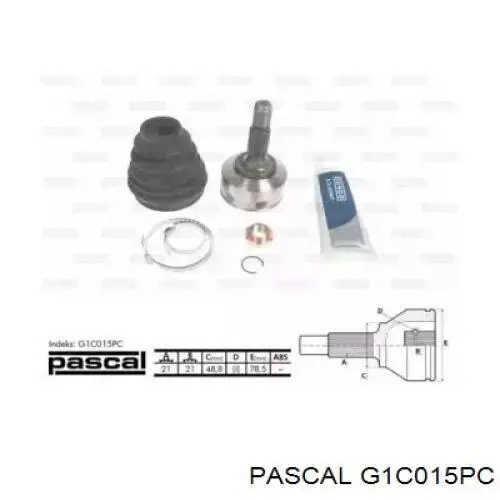 G1C015PC Pascal шрус наружный передний левый