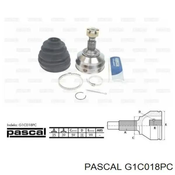 Купить G1C018PC Pascal Внешняя граната