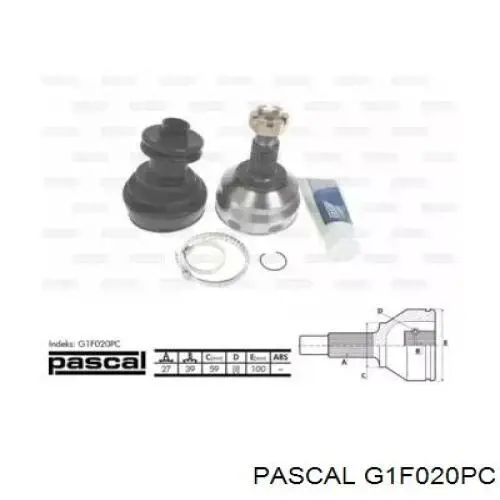 ШРУС наружный передний G1F020PC Pascal