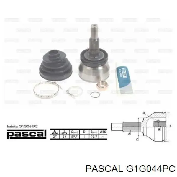 Купить G1G044PC Pascal Внешняя граната