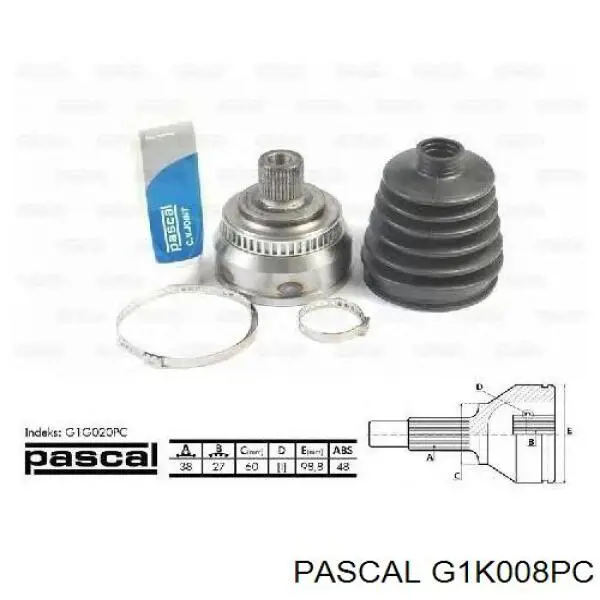 Купить G1K008PC Pascal Внешняя граната