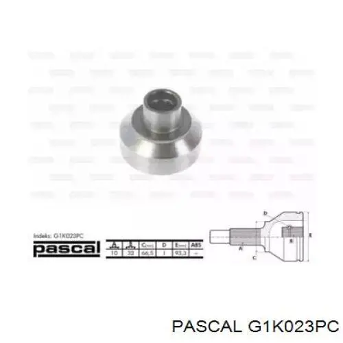 Шарнир равных угловых скоростей передний/задний G1K023PC PASCAL