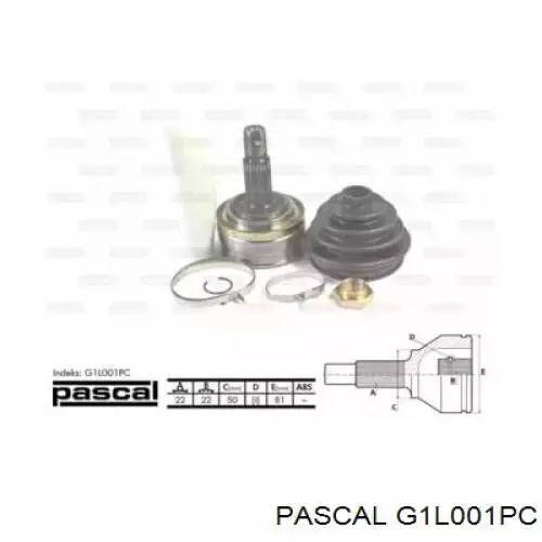 G1L001PC Pascal шрус наружный передний