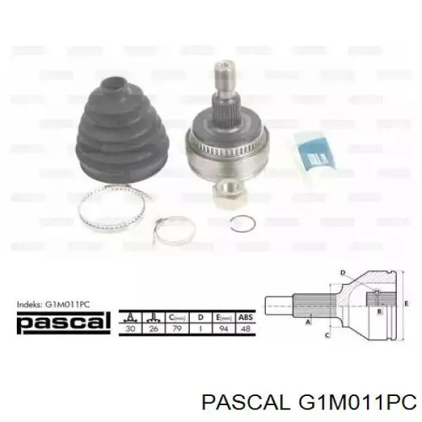 ШРУС наружный передний G1M011PC Pascal