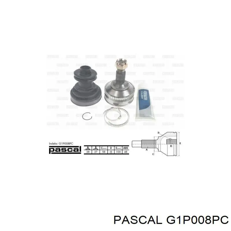 G1P008PC Pascal шрус наружный передний