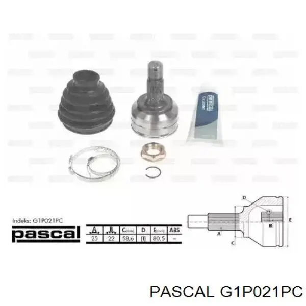 G1P021PC Pascal шрус наружный передний