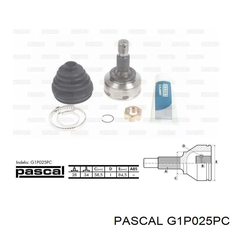 Купить G1P025PC Pascal Внешняя граната