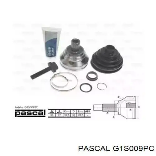 Граната колесная Pascal G1S009PC цена, от 29.59 USD