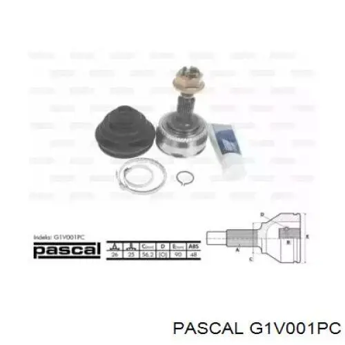 Граната колесная Pascal G1V001PC цена, от 24.74 USD