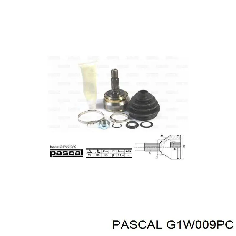 Граната колесная Pascal G1W009PC цена, от 28.41 USD