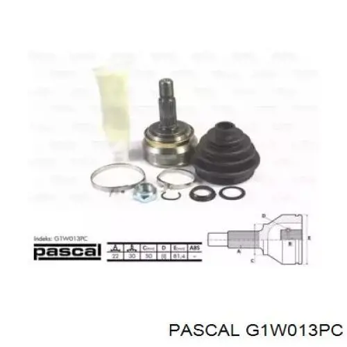 Граната колесная Pascal G1W013PC цена, от 24.80 USD
