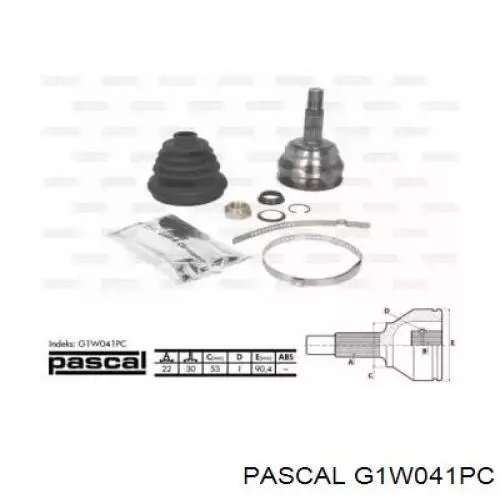 G1W041PC Pascal шрус наружный передний
