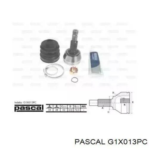 Граната колесная Pascal G1X013PC цена, от 25.71 USD