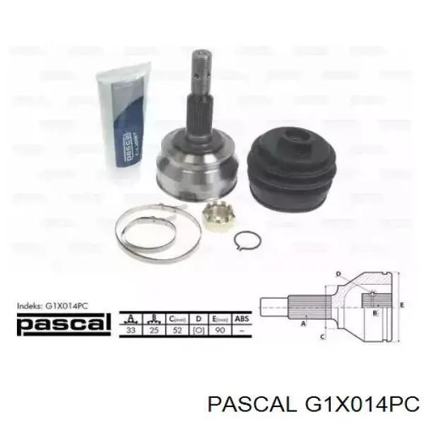 G1X014PC Pascal шрус наружный передний