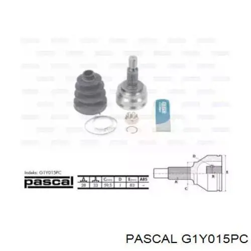 Граната колесная Pascal G1Y015PC цена, от 33.80 USD