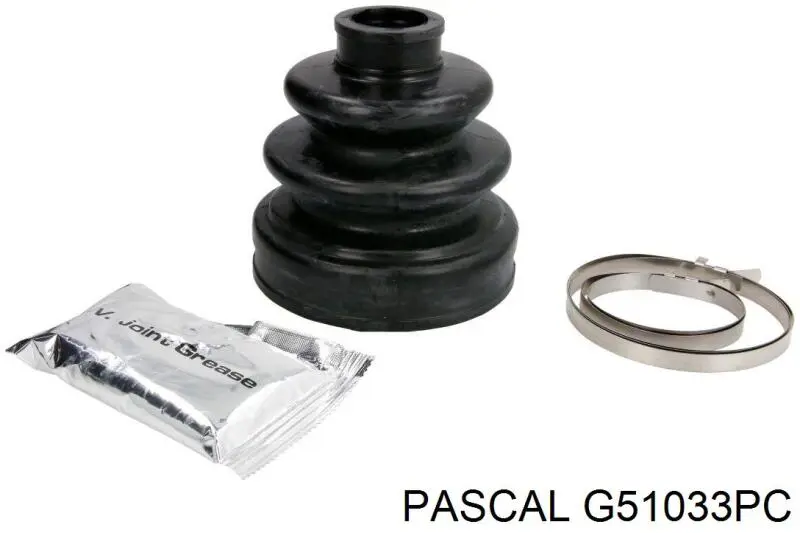 G51033PC Pascal Пыльник ШРУСа передней полуоси внутренний