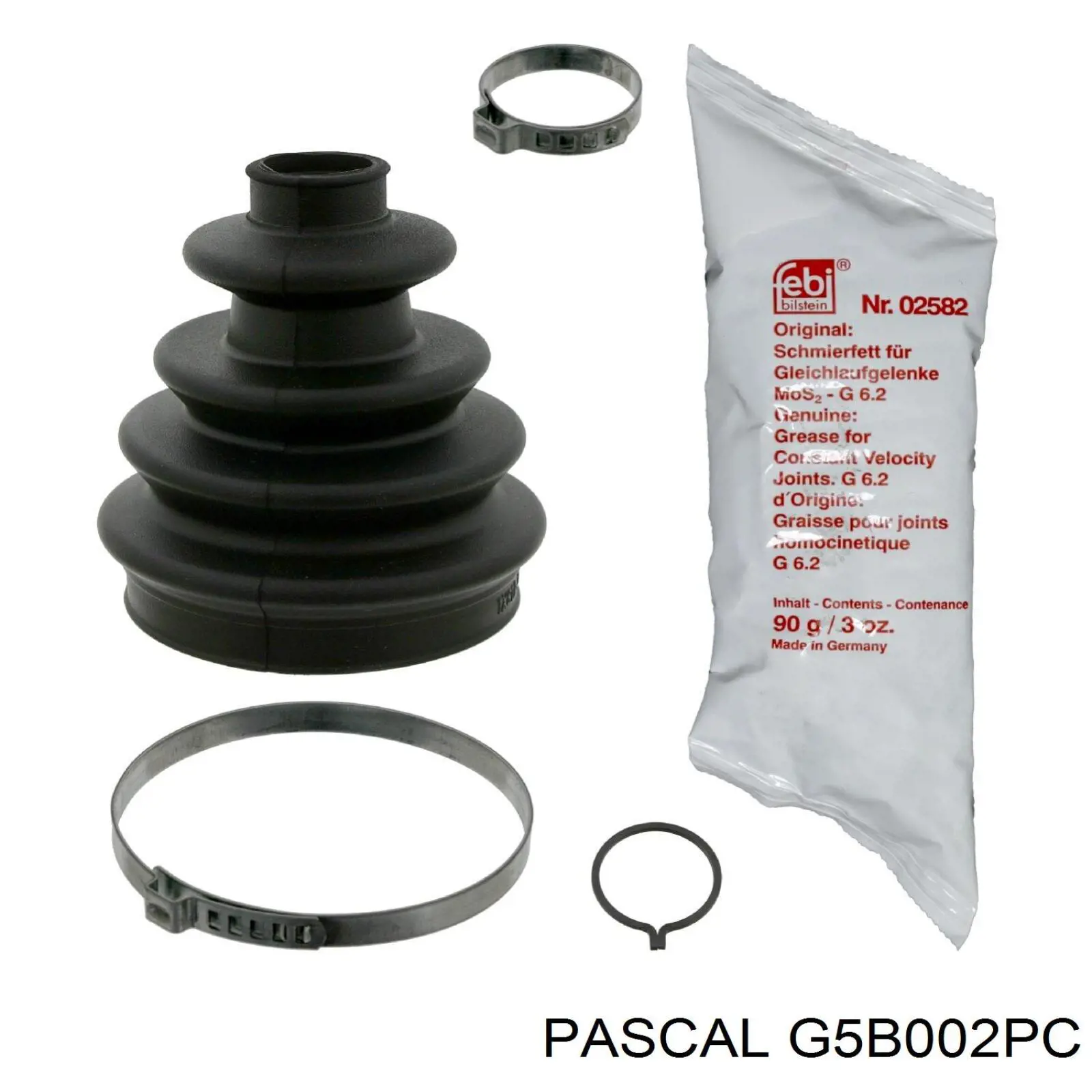 Пыльник ШРУСа наружный G5B002PC Pascal
