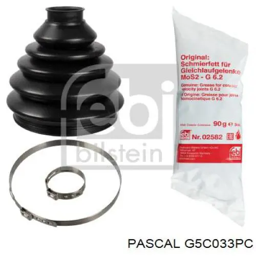 Пыльник ШРУСа наружный G5C033PC Pascal