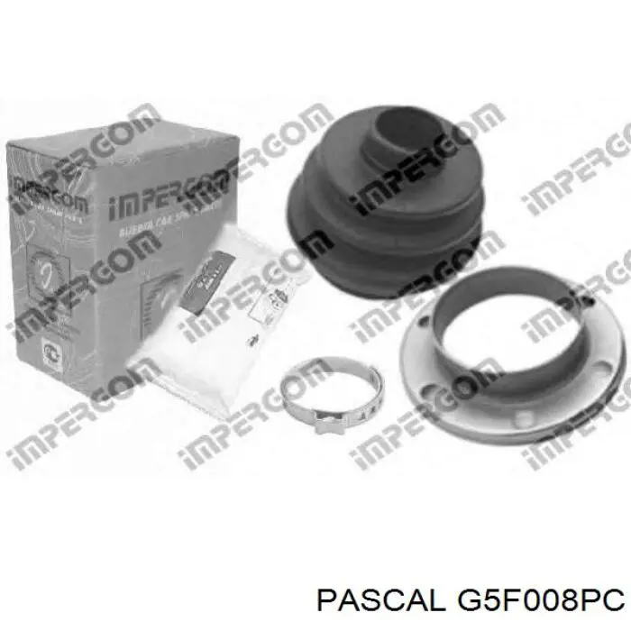 Пыльник ШРУСа наружный, задней полуоси Pascal G5F008PC