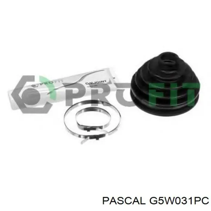 Пыльник наружной гранаты, задней полуоси Pascal G5W031PC цена, от 13.34 USD