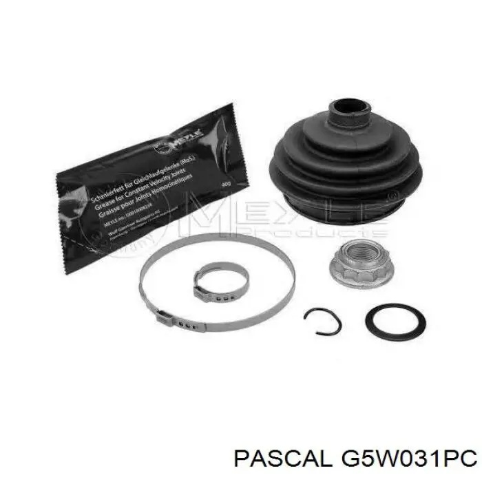 Купить G5W031PC Pascal Пыльник ШРУСа задней полуоси наружный