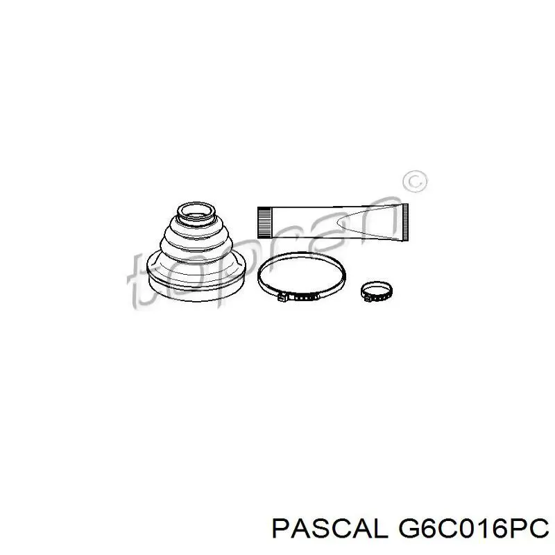 Купить G6C016PC Pascal Пыльник гранаты внутренний, передней полуоси