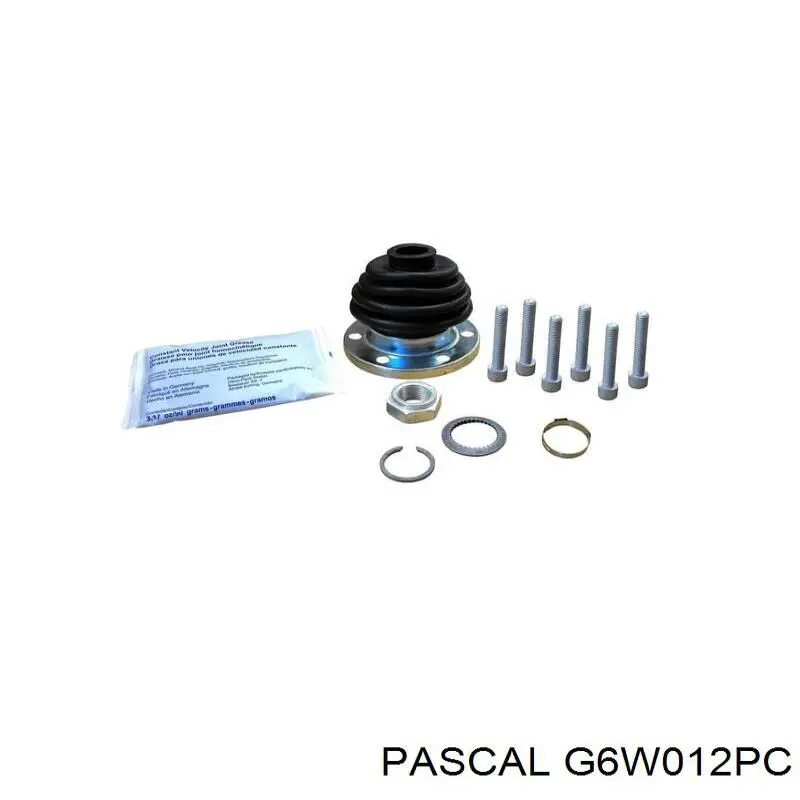 Пыльник шарнира угловых скоростей внутренний передний Pascal G6W012PC цена, от 9.74 USD