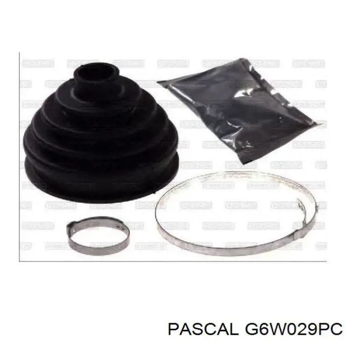 Пыльник шарнира угловых скоростей внутренний передний Pascal G6W029PC цена, от 6.20 USD