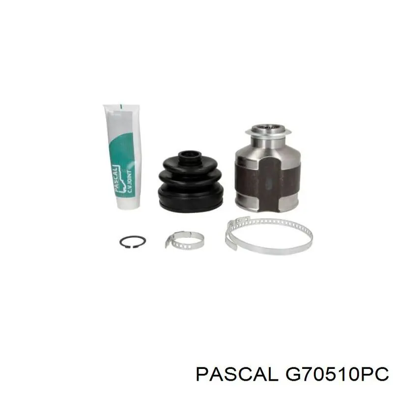 Шарнир угловых скоростей внутренний передний Pascal G70510PC цена, от 32.98 USD