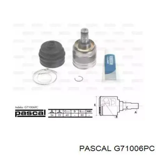 Внутренняя граната Pascal G71006PC