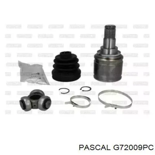 Junta homocinética interior delantera izquierda G72009PC Pascal