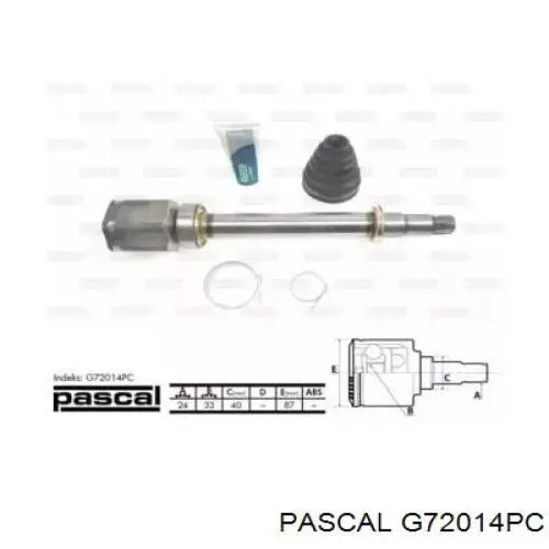 ШРУС внутренний правый G72014PC Pascal