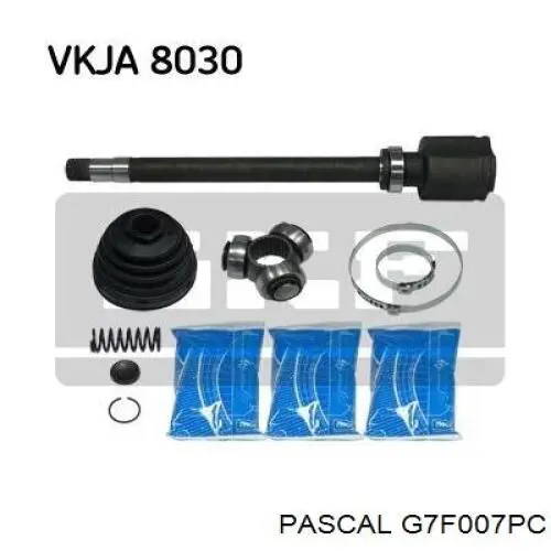 Шрус внутренний левый G7F007PC Pascal