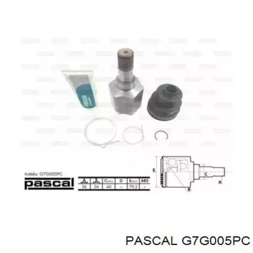 G7G005PC Pascal шрус внутренний передний левый
