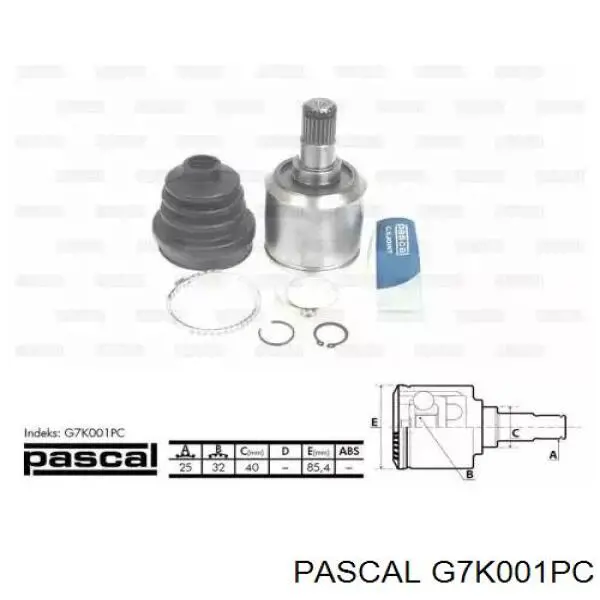 G7K001PC Pascal шрус внутренний передний
