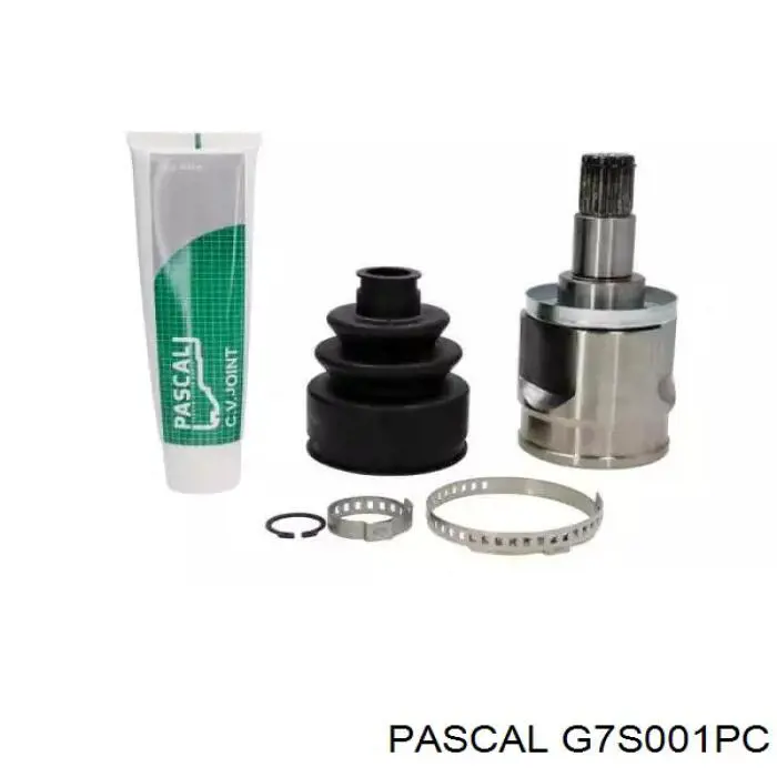 Шарнир угловых скоростей внутренний передний Pascal G7S001PC цена, от 27.68 USD