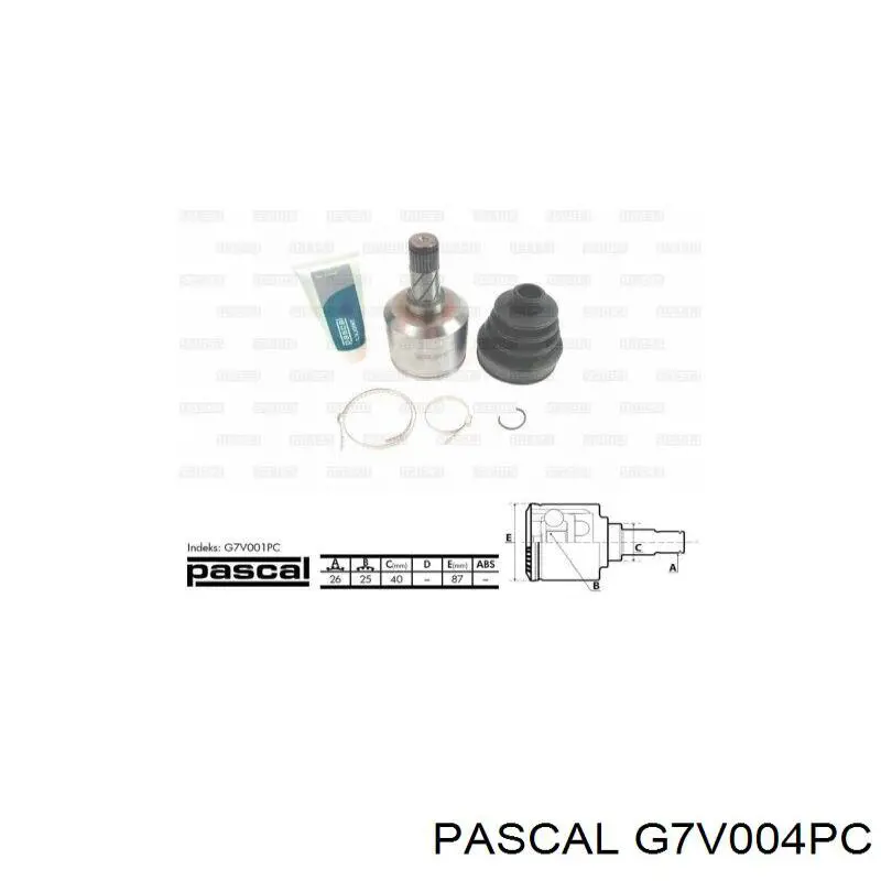 Привод передний левый Pascal G7V004PC цена, от 40.98 USD