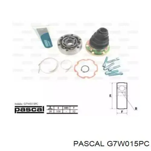 ШРУС внутренний G7W015PC Pascal