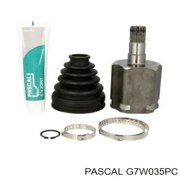 Шарнир угловых скоростей внутренний передний Pascal G7W035PC цена, от 41.12 USD