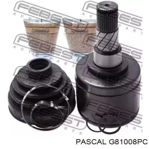 Привод передний левый Pascal G81008PC цена, от 72.22 USD