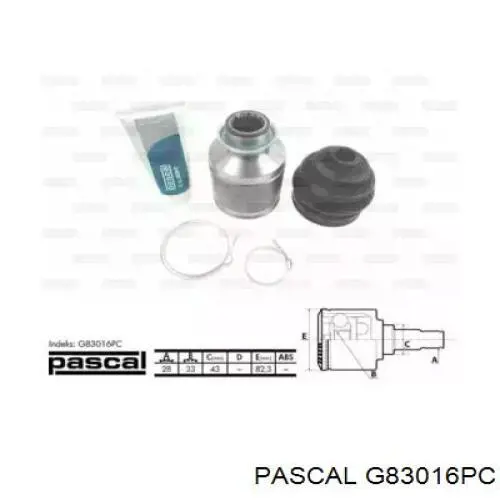 ШРУС внутренний правый G83016PC Pascal