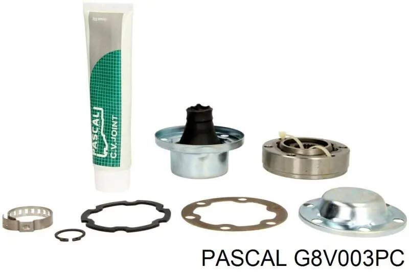 ШРУС карданного вала заднего, передний Pascal G8V003PC цена, от 31.39 USD