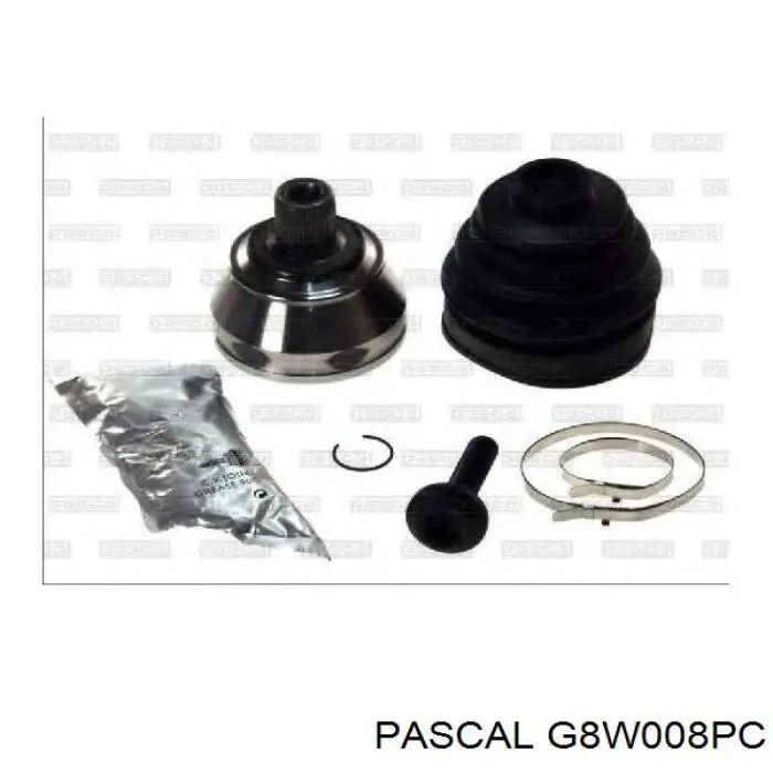 Шарнир угловых скоростей внутренний передний Pascal G8W008PC цена, от 26.45 USD