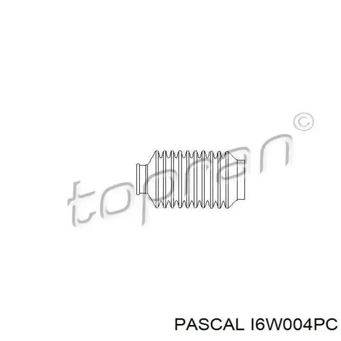 Пыльник рулевой рейки I6W004PC Pascal