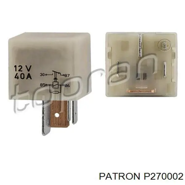 Купить P270002 Patron Реле свечей накала