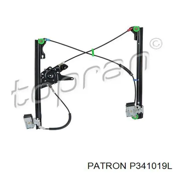 P341019L Patron Механизм стеклоподъемника передней левой двери