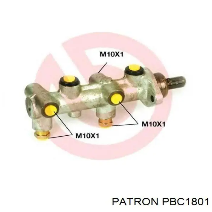 PBC1801 Patron цилиндр тормозной главный